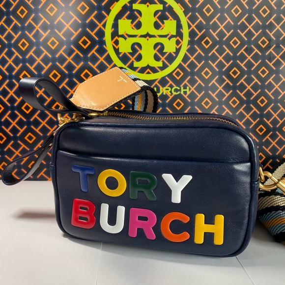 navy tory burch bag